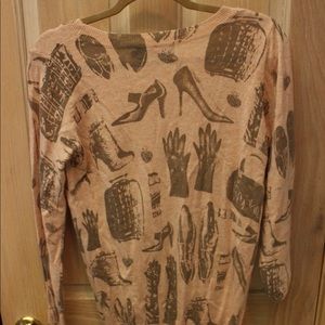 Fun light pink sweater